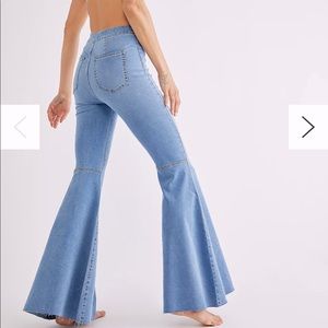 Free People Just Float On Flare Jeans 26 short